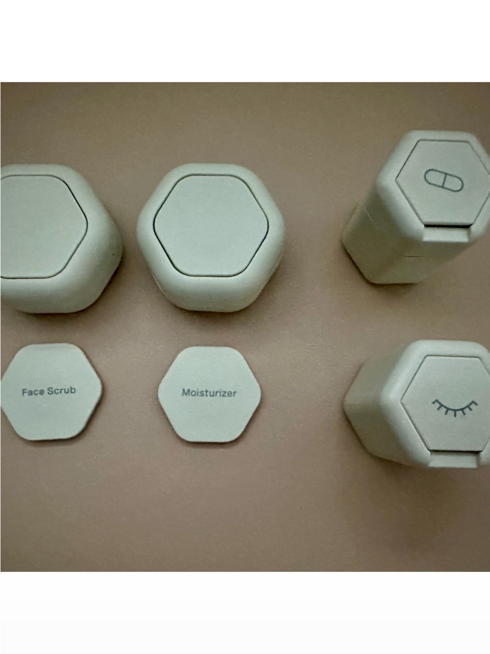 Cadence Capsules Travel Bottles in Sand